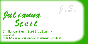 julianna steil business card